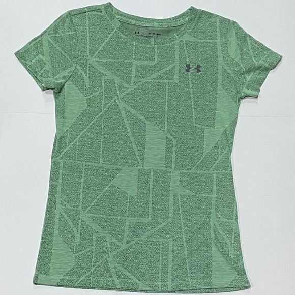 Under Armour HeatGear Women's Green T-shirt - Picture 1 of 4